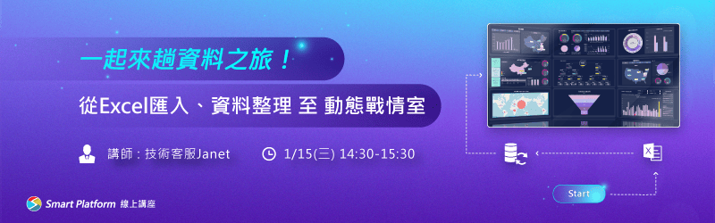 一起來趟資料之旅！從Excel匯入、資料整理至動態戰情室